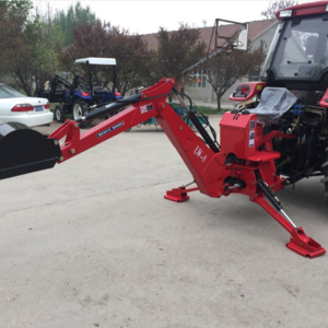 multi purpose tractor with 3 point hitch backhoe for farmland use