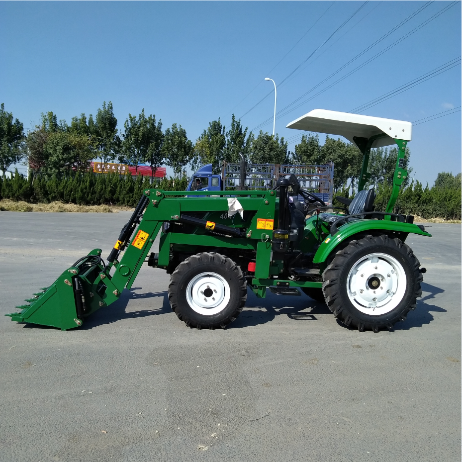 40 horse power 4 wheel drive tractor with front end loader farm tractor agricultural tractor