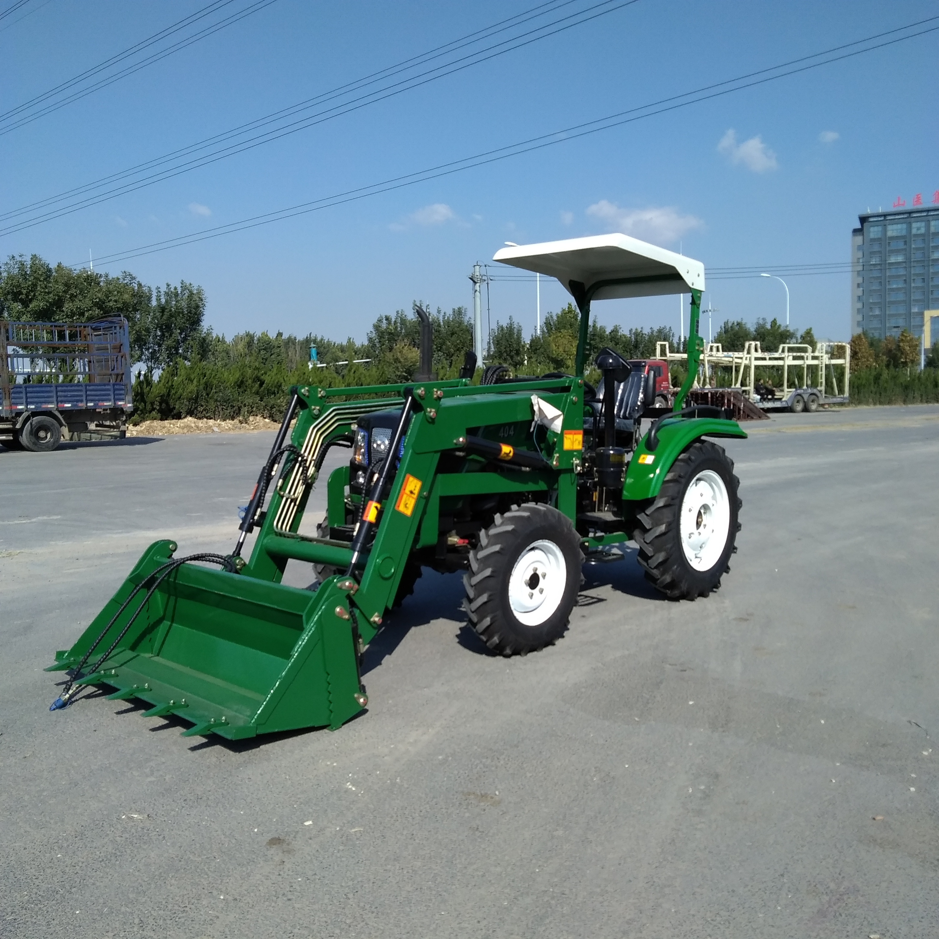 40 horse power 4 wheel drive tractor with front end loader farm tractor agricultural tractor