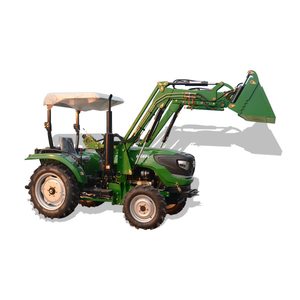 Huaxia 2022100hp 110hp 120hp agricultural tractor with front loader/ pallet fork/ bale fork