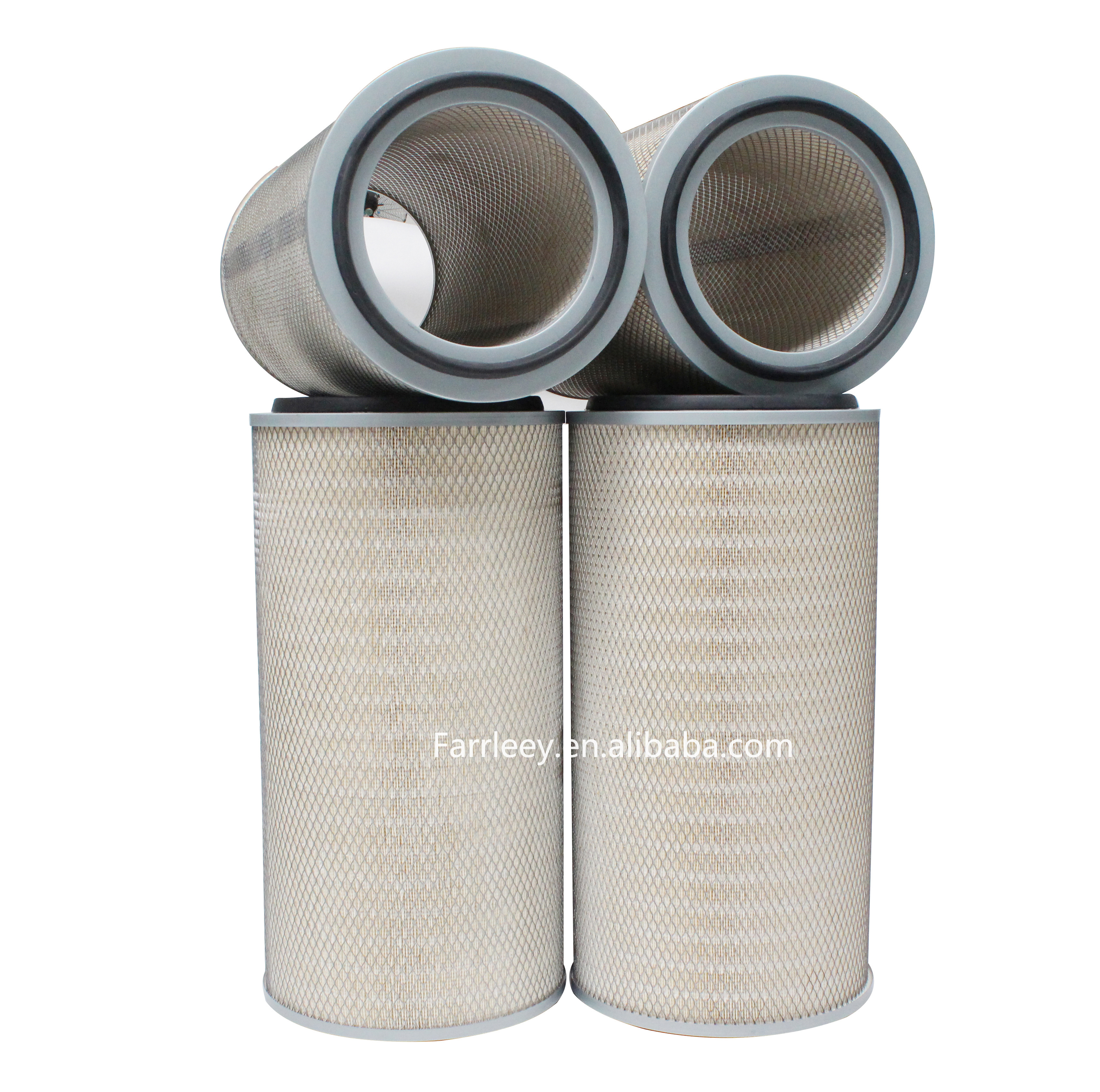 manufacturer pleated Industrial Dust removal powder Gas Turbine Cellulose Air Filter Cartridge