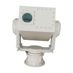 Tri-spectrum three sensor weatherproof ip66 infrared thermal imaging radar night vision network turret camera for car