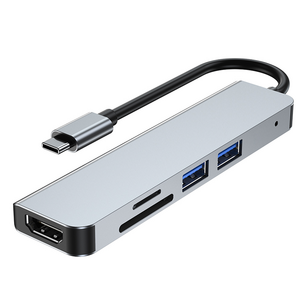 FARSINCE port adapter multiport USB C 5 in 1 hub USB 3.1 Type C to with HDMI dual USB 3.0 SD TF adapter docking station