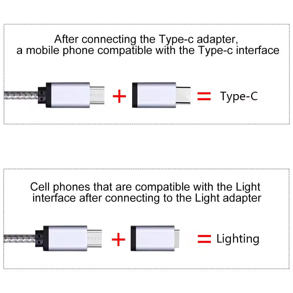 FARSINCE 3 in 1 smart mobile phone to HDTV HDMI mirroring adapter cable micro type 8pin  connect to phone and tv cable