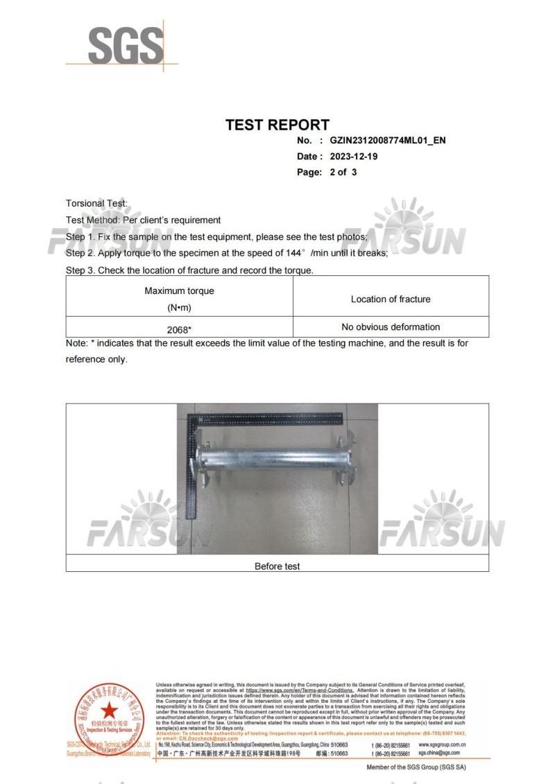 FarSun Ground Earth Anchor System Custom Ground Screws Fence Post Anchor Ground Spike