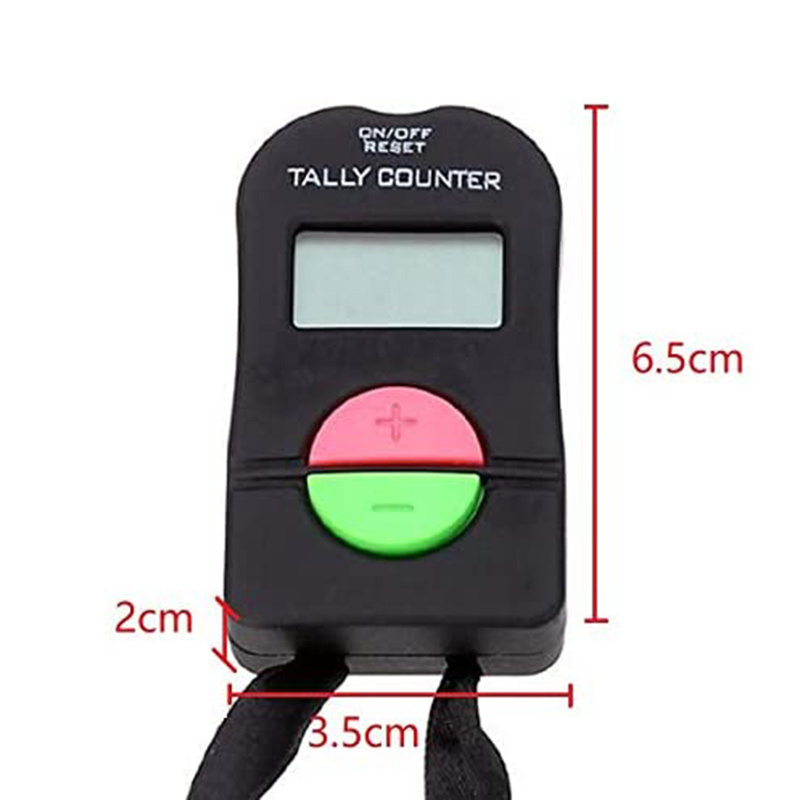 Best Sellers Muslim LCD Electronic Manual Clicker ADD/Subtract Model Digital Hand Tally Counter