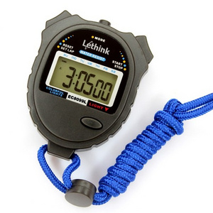 10 Lap Colorful Digital Professional Handheld LCD Chronograph Water Resistant Stop Watch for School Multi Purpose Digital Timer