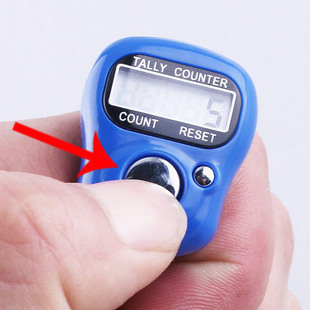 electronic tally counter digital finger counter ring tally counter