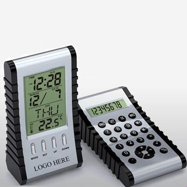 Electronic desktop calculator clock and Calendar calculator