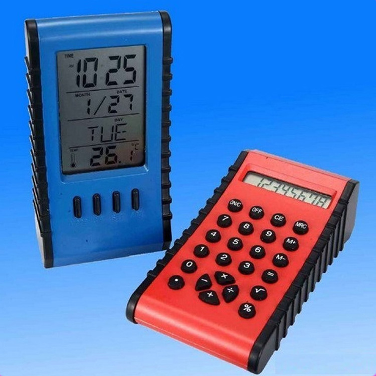 Electronic desktop calculator clock and Calendar calculator