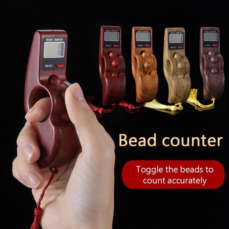 Factory price Muslim LCD Tasbih Tally Counter 5 Digital Display Beads Tasbeeh Counter Finger Tasbih Counter