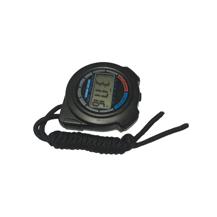 Single row digital chronometer sport stopwatch counter with timer switch