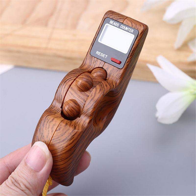 Factory price Muslim LCD Tasbih Tally Counter 5 Digital Display Beads Tasbeeh Counter Finger Tasbih Counter