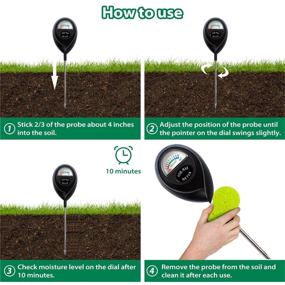 Garden flowers and plants digital soil moisture meter soil meter Nutrient moisture ph test meter