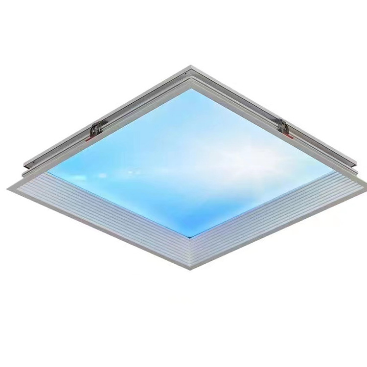 Faux Led Blue Skylight Decorative Led Light Panels 600x1200 Luminous 60w Blue Sky Ceiling Led Panel