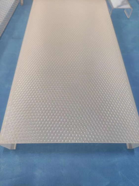 microprosmatic UGR led profile diffuser PMMA cover PC honeycomb led diffuser channel for classroom education Lighting