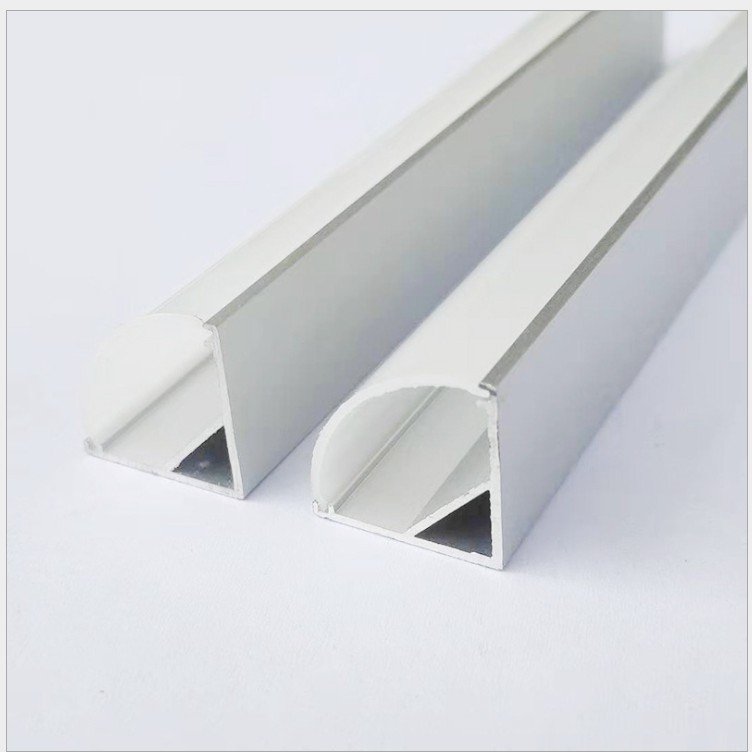 Customized Linear Lamp Component Extruded Led Light Diffuser Led Aluminum Housing