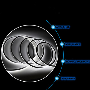 Neon Led Strip Waterproof Silica Gel Soft Lamp Tube 12v 24v Waterproof Rgb Neon Flex Led Neon Strip