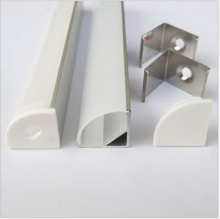 Customized Linear Lamp Component Extruded Led Light Diffuser Led Aluminum Housing