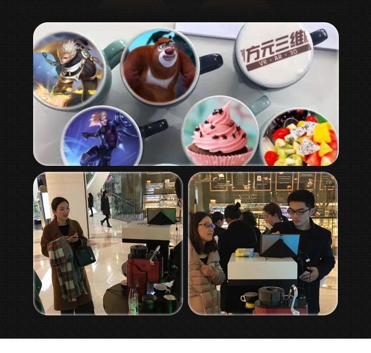 2019 new coffee printer 3d printing cappuccino latte can print any photo selfie art for cafe  restaurant