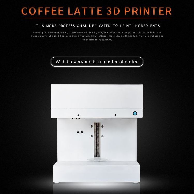 2019 new coffee printer 3d printing cappuccino latte can print any photo selfie art for cafe  restaurant