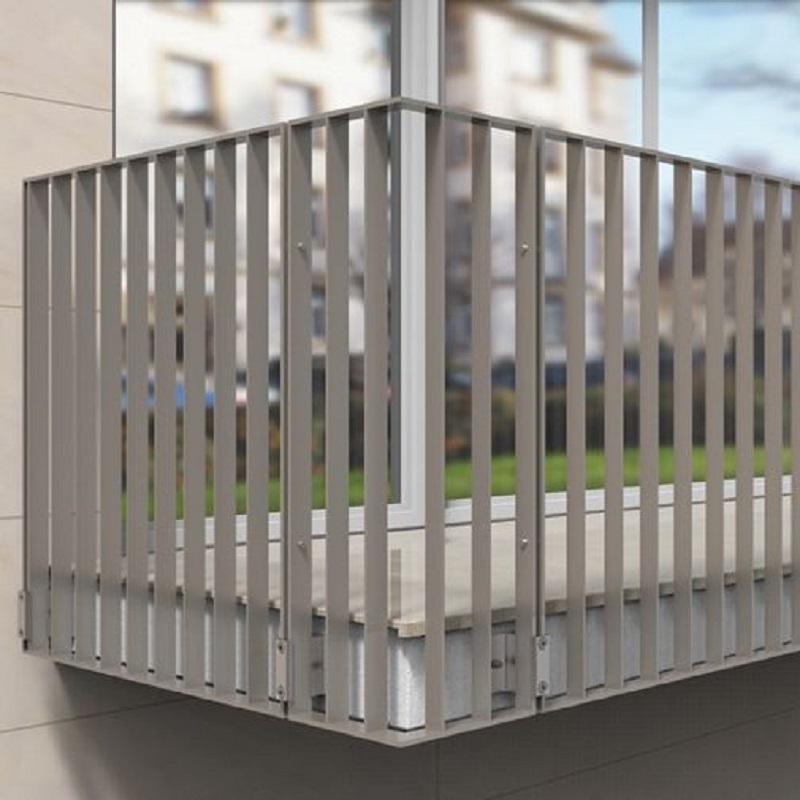 Outdoor Fencing Set Fences Aluminium Railing Plank Garden Grill Post Metal Garden Safe Guard