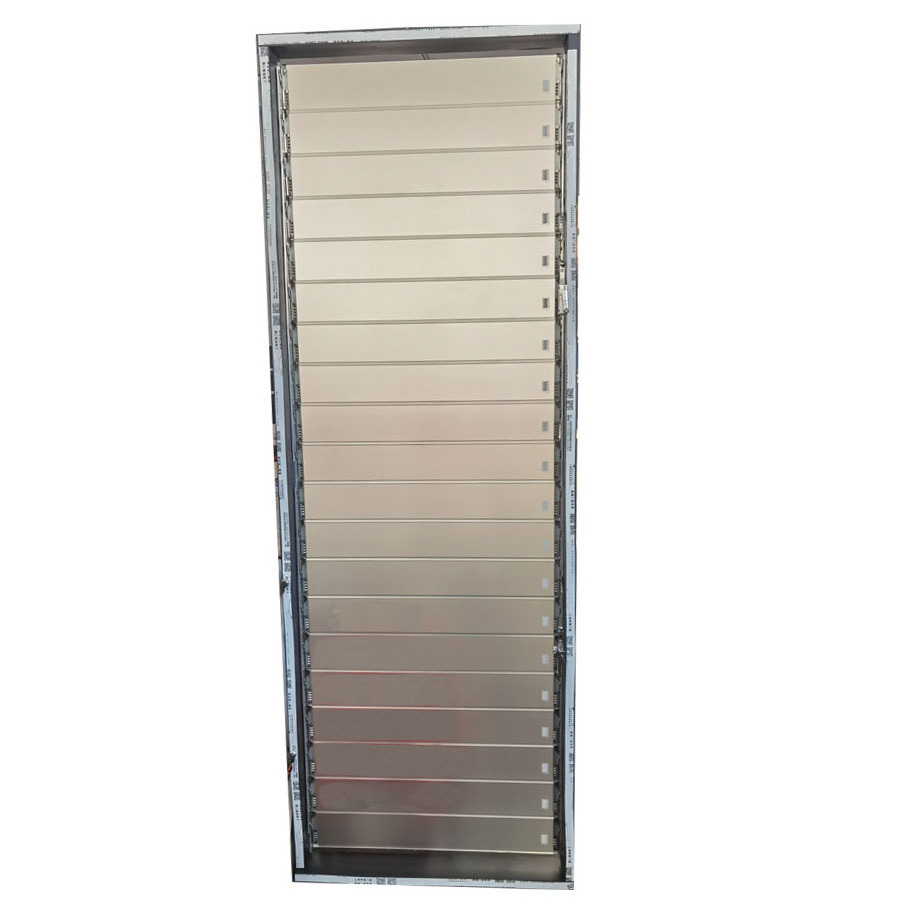 Shutter Operable Louver Doors Exterior Aluminium Openable Tempered Glass Customized Horizontal Modern Wood Shutters for Window