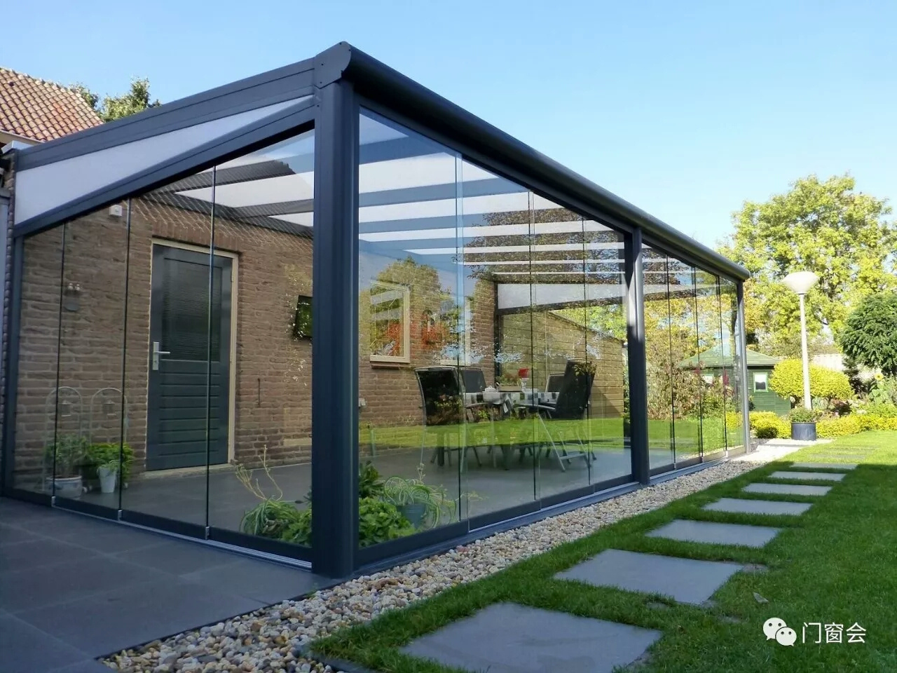 sunrooms glass houses free standing outdoor Glasses Sunroom aluminum frame sunroom