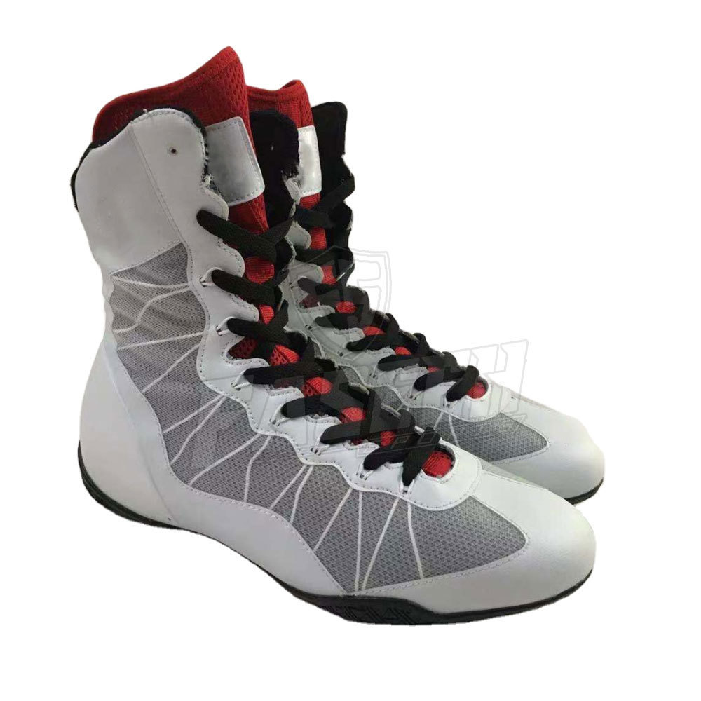 Custom made Professional Fashion Boxing Boots leather Wrestling Shoes