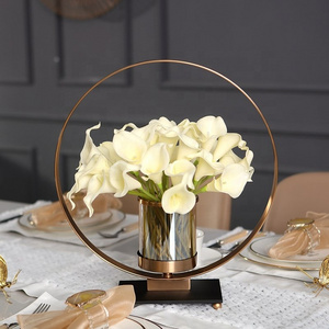 Wholesale wedding decoration table flower holder centerpiece vase and candle holder