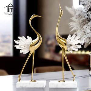 Table top decoration gold accent pieces home decor luxury ornaments home accessories decorative accents modern