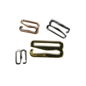 Zinc alloy swimwear underwear accessories adjuster strap ring slider hook bra buckle