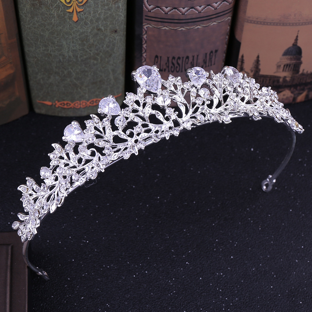 Wholesale cheap hair accessories beauty small metal princess head crown for pageant