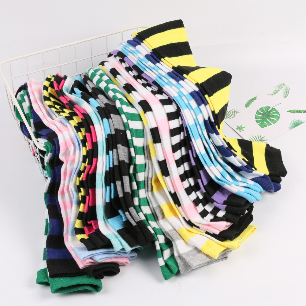 Christmas  striped thigh stockings Japanese stockings knee socks Halloween cosplay party stockings