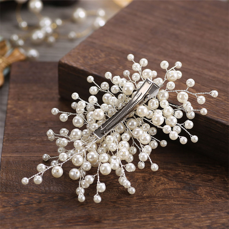 Wedding Accessories Hair Jewelry Imitation Pearl Hair Clip Headpiece Women Headdress Bridal Wedding Dress Accessories