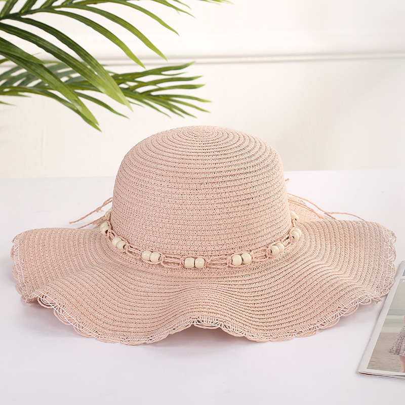 Summer women sun protection straw hats wholesale beach straw hat