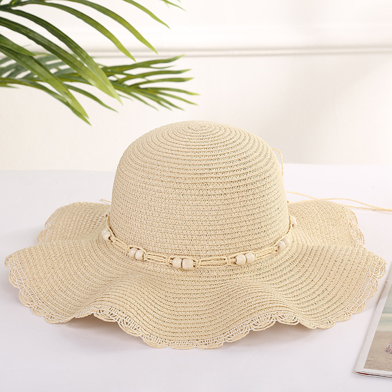 Summer women sun protection straw hats wholesale beach straw hat