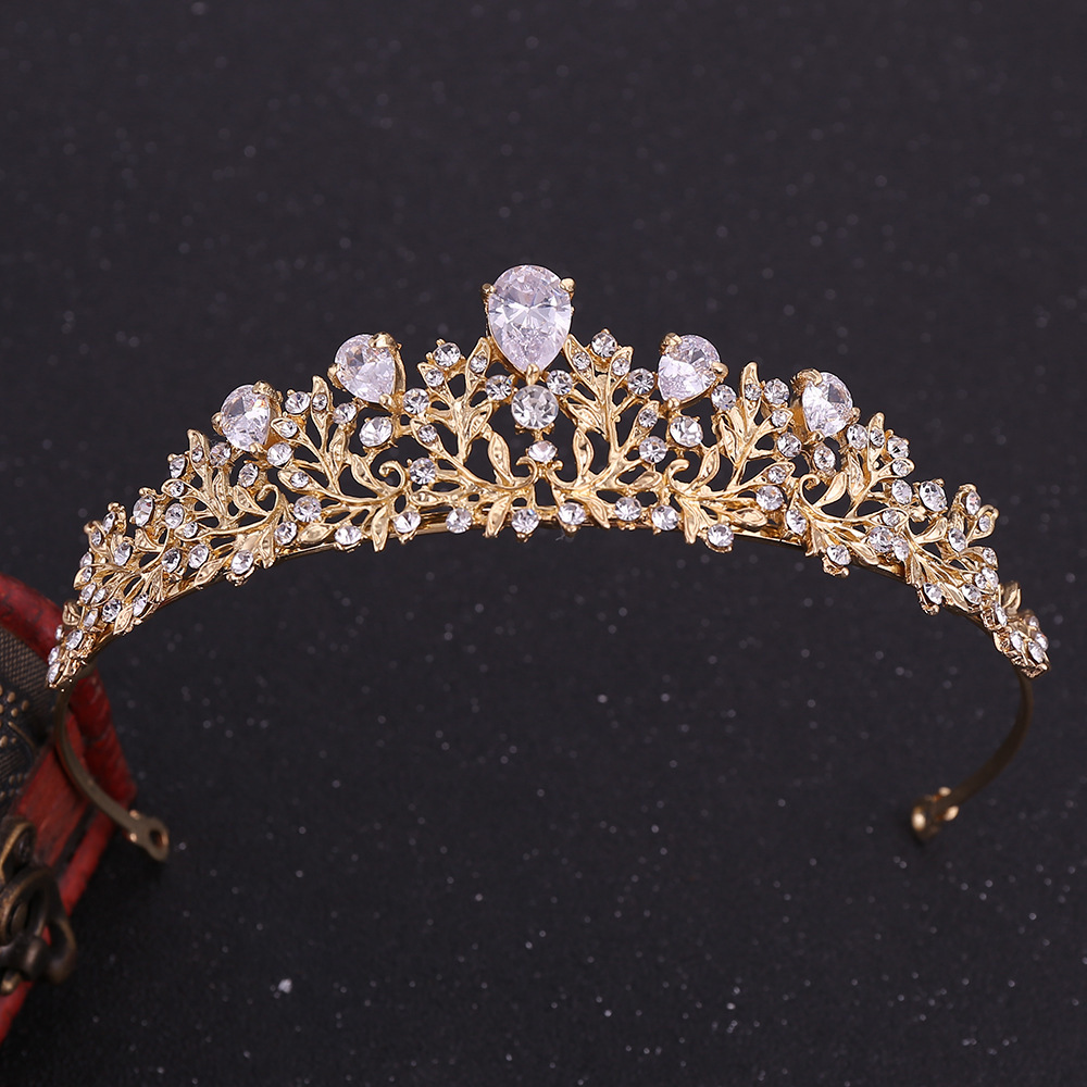 Wholesale cheap hair accessories beauty small metal princess head crown for pageant