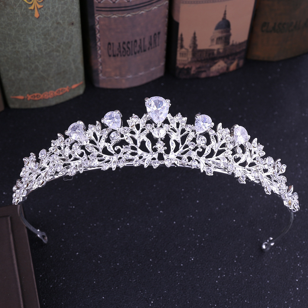 Wholesale cheap hair accessories beauty small metal princess head crown for pageant