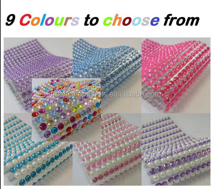 Assorted Colours Rhinestone Gem Face Body Jewel Tattoo Self Adhesive Gem Sticker on Crystals