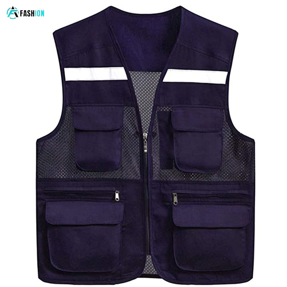 Customized Logo Construction Security Safety Vest Reflective Clothing Safety Hi Vis Vest High quality polyester in low pricre