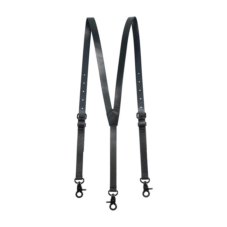 Country Style Cow Leather Suspenders for Men Women Kids Custom logo breathable suspenders belt in whole sale price oem service