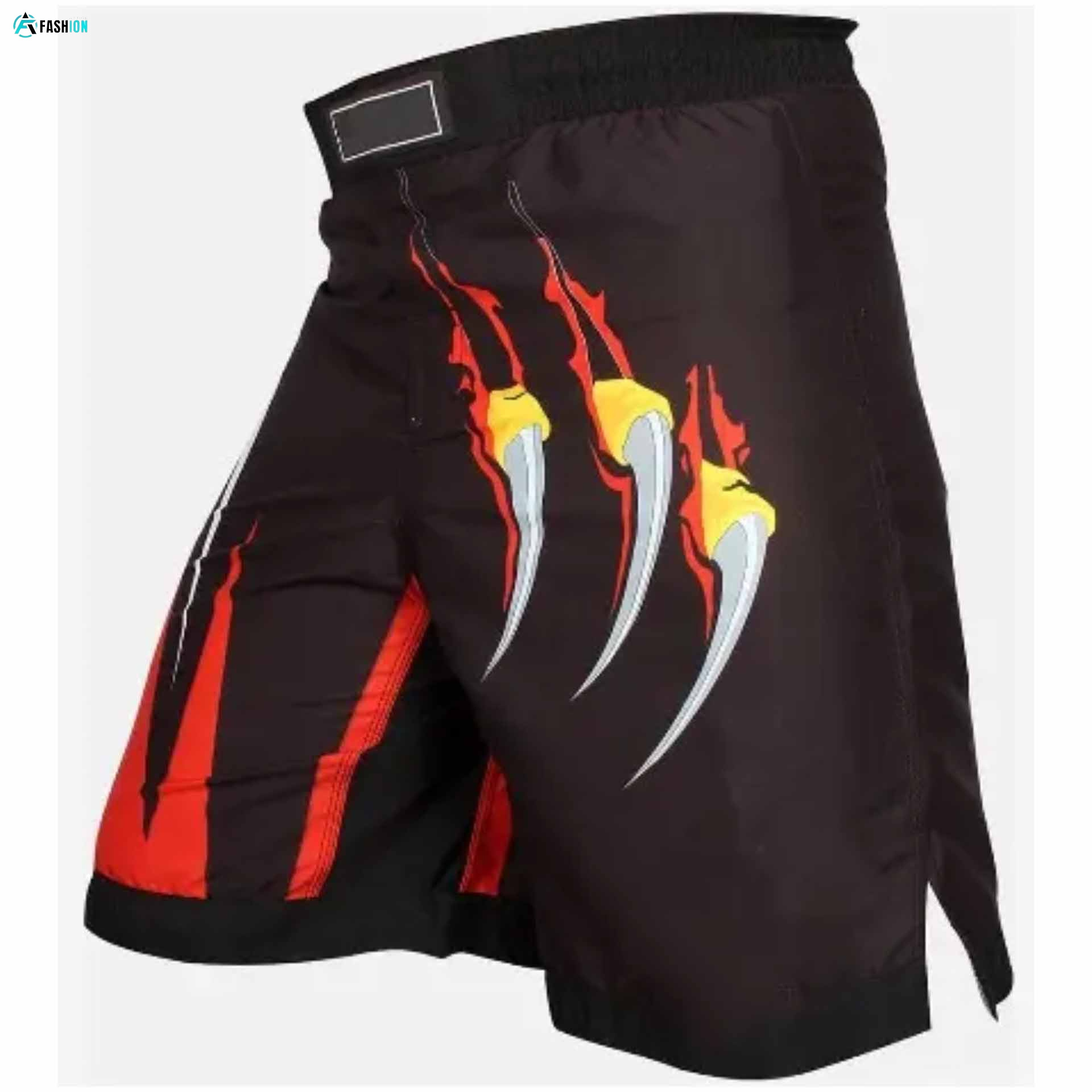 100% good material custom logo shorts black mma short fighting shorts mma competition fight short Krav maga training short