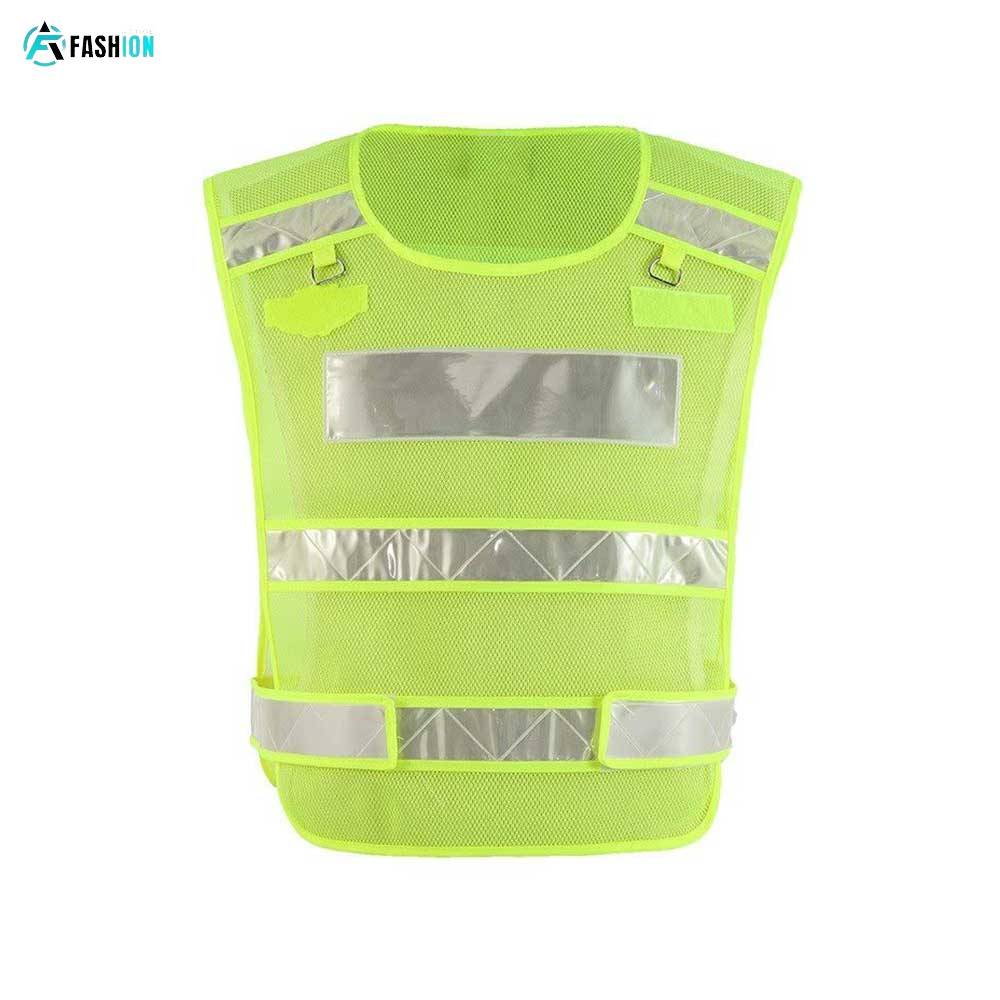 New Road High Visibility Safety Reflection Vest Fluorescent Yellow Cheap Reflective West Hi Vis Running Safety Worker Vests