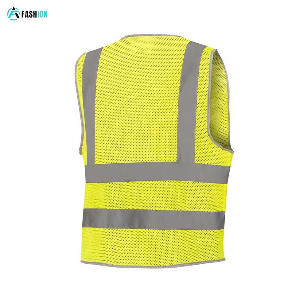 New Road High Visibility Safety Reflection Vest Fluorescent Yellow Cheap Reflective West Hi Vis Running Safety Worker Vests