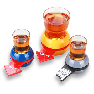 Level Arrow Wine Turntable Tool Creative KTV Bar Accessories Fun Party Pointer Spinner Roulette Drinking Game