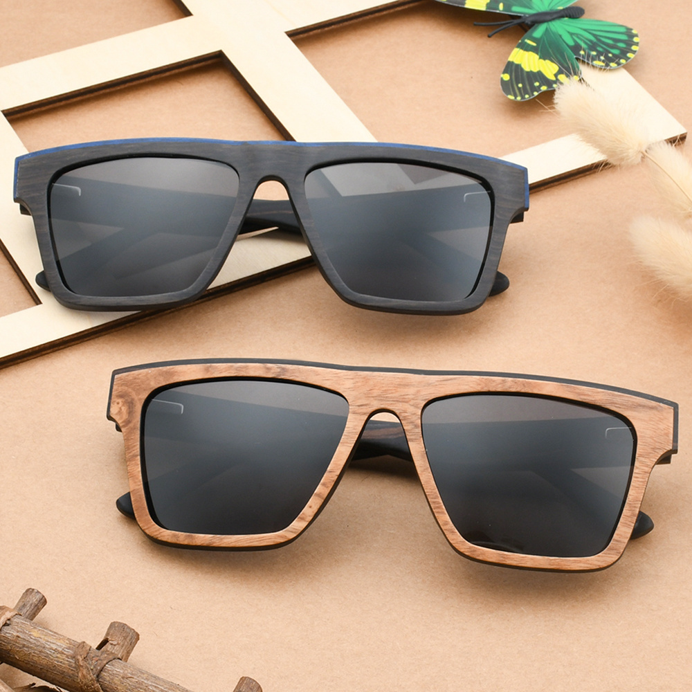 2024 new wooden Sunglasses big size polarized wholesale custom logo