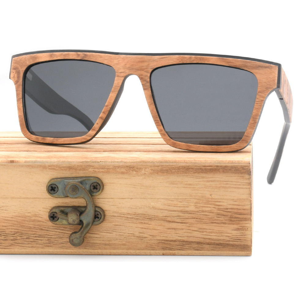 2024 new wooden Sunglasses big size polarized wholesale custom logo