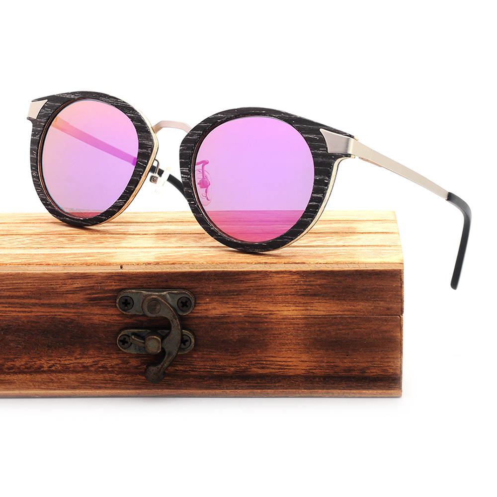 Fashionable China dropshipping lunettes de soleil en bois  new lunette soleil bambou bamboo sunglasses