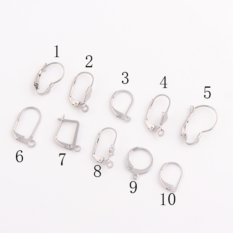 wholesale stainless steel jewelry making earrings findings hook